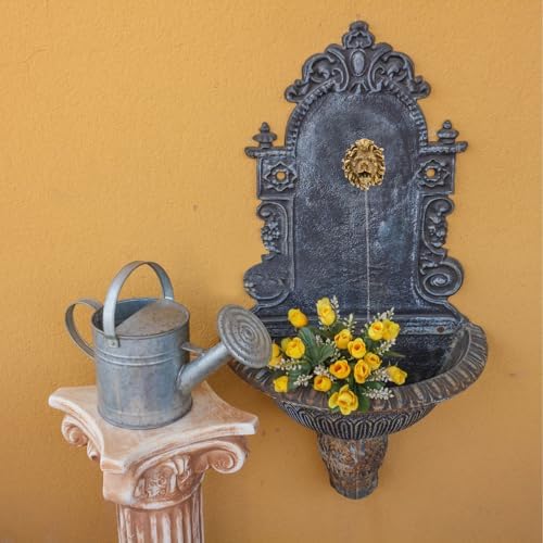 2pcs Outdoor Water Fountain Spout - Wall Mounted Lion Sculpture Fountain Nozzle for Pools Ponds and Garden Decor - Animal Head Nozzle - Image 4