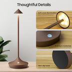 2 Pack Cordless Table Lamp, Rechargeable 6000mAh Battery Table Light - Image 4