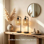 Rechargeable Outdoor Patio Table Lamps, Cordless, Set of 2 - Image 2