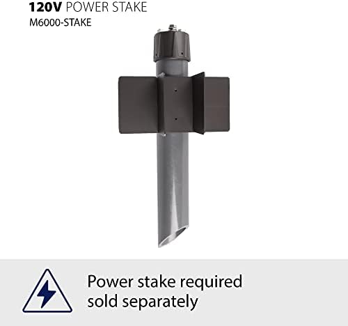 WAC Landscape Lighting, LED 120V Line Voltage Large Size Accent Light with Adjustable Beam Angle and Integral Brightness Control 3000K Warm White Built-in LED in Bronze - Image 5
