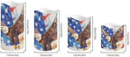USA Eagle FlagFlameless Candles with Remote Control and Timers Color Changing Pillar Candles Battery Operated Home Patriotic Decoration Electric Fake Candles for Table Beach Wedding - Image 2