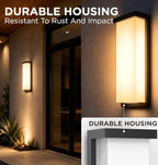 14 Inch Outdoor Wall Light, 2640LM LED Wall Sconce, Hardwired, ETL Listed - Image 5