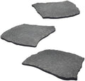 Sekcen 3 Pack Rubber Stepping Stones Outdoor Garden Rubber Pavers Pathway Walkway Paving Stones by Sekcen
