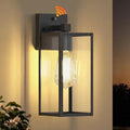 13" Dusk to Dawn Exterior Lighting Fixture, Outdoor Porch Light Wall Sconce by WIHTU