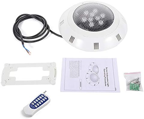 12V 24W Pool Light Underwater Color-Change LED Lights RGB IP68 with Remote (24W) - Image 4