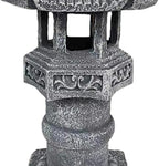 Japanese Zen Resin Pagoda Lantern - Solar-Powered Waterproof Garden Sculptu - Image 7
