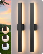 EDISHINE 31.5" LED Outdoor Wall Lights, Modern Exterior Light Fixtures by EDISHINE
