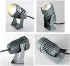 10W Landscape Lamp - AC85-265V Long Range LED Beam Light, Rotation Spot Lights, IP65 Waterproof Narrow Beam Spotlight, Outdoor Architectural Decorative Lighting(RGB,10W(85-265V)) - Image 4