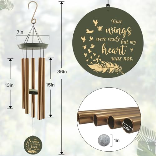 Personalized Memorial Wind Chimes for Loss of Loved Ones - Image 5