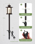 LITFIT Low Voltage Landscape Lighting, 6-Pack LED Pathway Lights Outdoor - Image 4