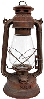 Vintage Lantern Rustic Candle Lantern Outdoor Decoration | Rustic Flammed Hanging Lamp for Halloween Decor | Christmas Decor | Yard Door | Front Decor |Garden Decor | Outdoor Decor | 12 inches | by Nautical+Replica+Hub