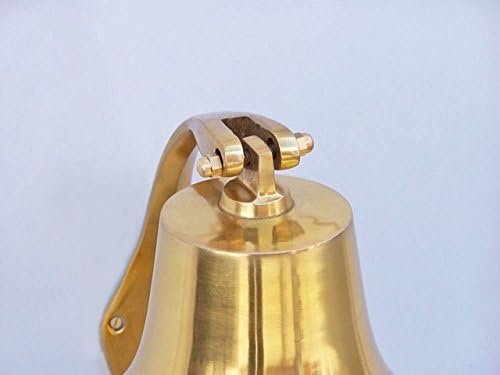 Hampton Nautical BL2021-9B Brass Plated Hanging Harbor Bell 7" - Nautical Decor - Nautical Home Decoration - Image 2