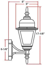 Maple Street 1-Light Outdoor Wall Light with Clear Glass, Wet Rated for Porch, Patio, and Garage – Design House, 507566 - Image 2