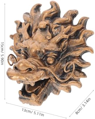 INOOMP Wall Fountain Faucet Dragon Head Pond Fountain Nozzle Animal Garden Water Outlet Water Sprayer Feature Spitter Fall Flowing Ornament - Image 5