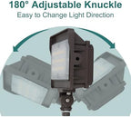 kadision LED Flood Light Outdoor with Photocell, 3000K/4000K/5000K, 4-Pack - Image 4