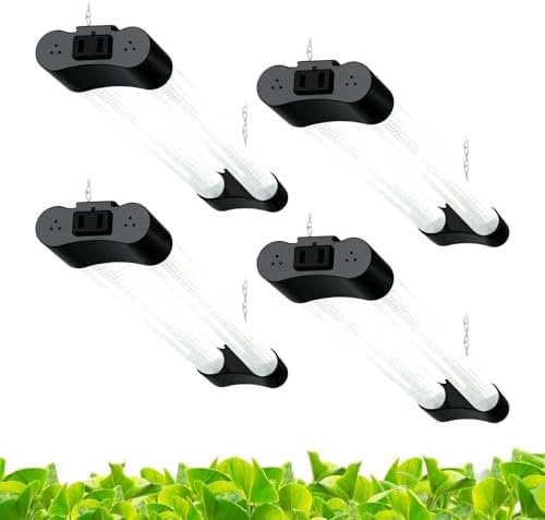 Hlite LED Grow Light 16 inch, Hanging Full Spectrum Linkable 4 Pack by Hlite