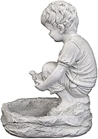 Tommy at The Turtle Pond Little Boy Statue - Image 6