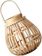 Handmade Bamboo Lantern Candle Holder for Home Holiday Parties Xmas by Unknown