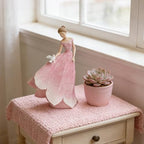 Guichifun Pink Leaf Angel Girls Fairy Statue, 8.5 x 5.25 x 12 Inch - Image 6