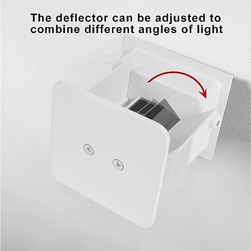 2 PCS 12W Outdoor Sconces Wall Lights LED Exterior/Interior Up and Down Lights IP65 Waterproof Modern Outdoor Lighting Fixtures Square Aluminum Exterior Wall Mount Light White 4000K Natural Lights - Image 6