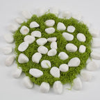 40 lbs White Polished Landscape Stones, 0.5-1 Inch Decorative Rocks for Gardens, Pathways, Pots, Vase Fillers, Aquarium Decoration, Glass Containers, and Yard Borde (Pure White, Weight: 40 LB) - Image 4