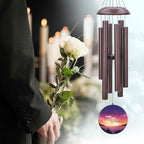 Personalized Memorial Wind Chimes Gift for Heaven Mom Dad - Image 4