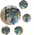 Cast Iron Dinner Bell Hanging Doorbell Made of Fine Cast Iron - Indoor Outdoor Wall Mounted Dinner Bell for Farmhouse Garden Home Wall Art Decoration - Image 3