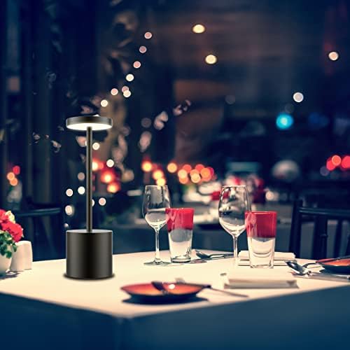 TBBGA LED Cordless Table Lamps, 5000mAh Rechargeable Table Light - Image 3