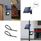 Solar Flood Lights Outdoor 3000K for Porch, Backyard, 2 Pack - Image 5