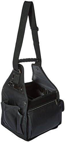 McGuire-Nicholas Electrician's Tote, Easy Carry Tool Bag for Electricians, Multi Pocket and Loop Design for Tools and Electrical Equipment , Black and Silver - MN-22128 - Image 2