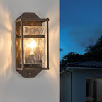 Brown Outdoor Wall Sconce,Waterproof Exterior Lighting Fixture by YAOWSZM
