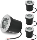 Low Voltage Landscape Lighting In-ground Light LED Well Lights 3W 12V 24V Outdoor Landscape Light Waterproof IP67 Pathway Driveway Deck Step Fence Garden Lights by ACHENGE