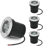 Low Voltage Landscape Lighting In-ground Light LED Well Lights 3W 12V 24V Outdoor Landscape Light Waterproof IP67 Pathway Driveway Deck Step Fence Garden Lights by ACHENGE