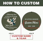 Personalized Memorial Wind Chimes for Outside, Sympathy Gifts Wind Chime for Loss of Loved One, Beautiful Decor with Deep Tone, Ideal for Funeral, Remembrance & Bereavement, Produced in Texas - Image 5