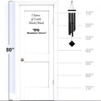 Woodstock Chimes Pluto Wind Chime for Outside 37" Black Wood Medium Tone Sound for Outdoor Garden, Patio, Porch Decor Gifts, Encore Collection, DCKK37 - Image 3