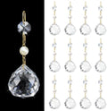 2" Pendant Chandelier K9 Crystal Decorative Hanging Ornaments (Vintage C, 12) by kehail