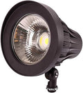 GKOLED 20W Bullet Outdoor Spotlight, 44° Beam Angle Light, 2400 Lumens Aluminum Waterproof Flag Pole Lights, 4000K Cool White, 120-277V AC, UL Listed and DLC Qualified by GKOLED