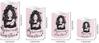 Mom Pattern Flameless Candles Battery Operated Candles with Remote Control and Timers Color Changing Mothers Day Decor Accessories Flickering LED Pillar Candles Set of 4 Cartoon Bat - Image 2