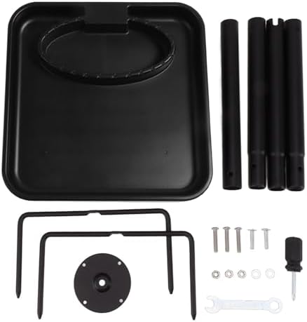 75W Heated Bird Bath with Ground Insert for Outdoors, Winter Birdbath Deicer for Garden, Yard, Patio, and Lawn (Water and Food Tray 2 in 1) by Unknown