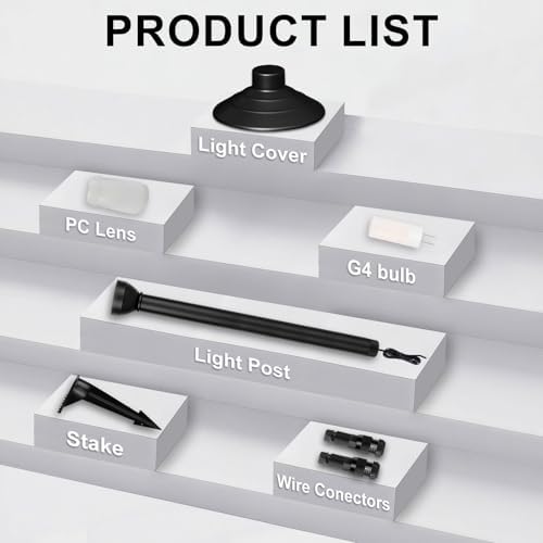 Outdoor Low Voltage Pathway Lights Wired with Replaceable G4 Bulb - Image 6