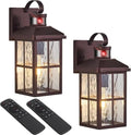 Porch Lights Outdoor with Remote, Motion Sensor Exterior Lighting Fixtures by YJXGDIL