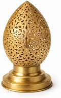 Set of 2 Moroccan Brass Wall Lamp Sconce Home Decor, Handmade Lighting Copper Metal Lights Turkish Lamp, Ramadan Candle Lantern, Candle Holder, Indoor Outdoor, Patio, Porch, Shelf, Garden (Egg) by Handmade