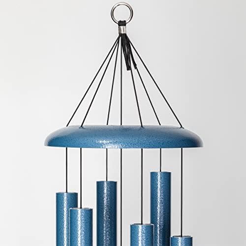 Corinthian Bells by Wind River – 44 inch Sky Blue Wind Chime for Patio, Backyard, Garden, and Outdoor Decor (Aluminum Chime) Made in The USA - Image 5