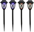 4 Pack Solar Lawn Path Lights 0.5w 2.4v Ip67 Waterproof by Hoement