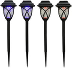 4 Pack Solar Lawn Path Lights 0.5w 2.4v Ip67 Waterproof by Hoement