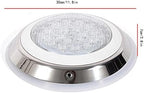 54W RGB LED 7 Color Changing Pool Light 5400 LMS Wall Surface Mounted Waterproof 90 Degrees Beam Angle Swimming Pool Pond Submersible Underwater Lamp IP68 Waterproof 12V AC with Remote 4.9ft Cord - Image 2