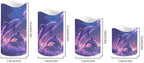 Battery Operated Candles with Remote Timer Flameless Candles Tea Lights Color Changing Electric Fake Plastic Pillar LED Candles Outdoor Home Room Decor Set of 4 Dolphin - Image 2