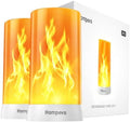 Hompavo 【Upgraded】 Flame Lights, 4-Mode Rechargeable for Home Decor by Hompavo