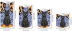 Black Cat Battery Operated Candles with Flickering Flame Timer Flameless Fake Pillar Candles Color Changing Led Electric Candles Tea Light for Halloween Party Home Table Kitchen Decor - Image 2