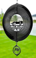 SWEN Products Modified Race Car Swirly Metal Wind Spinner by SWENProducts